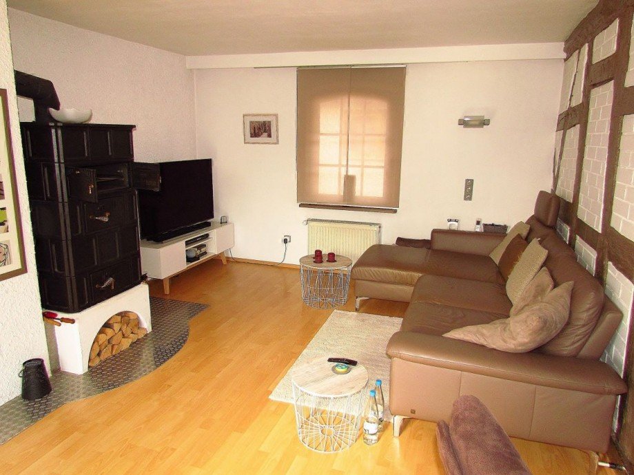 Wohnbereich mit Kaminofen Einfamilienhaus Limburg