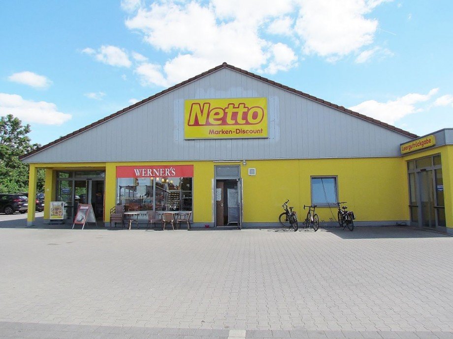 Frontansicht Verbrauchermarkt Essenheim